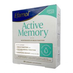 Эфамол Брейн Мемори Актив / Efamol Brain Active Memory капсулы №30 в Пскове и области фото